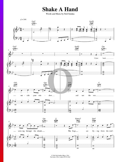 Shake A Hand Musik-Noten