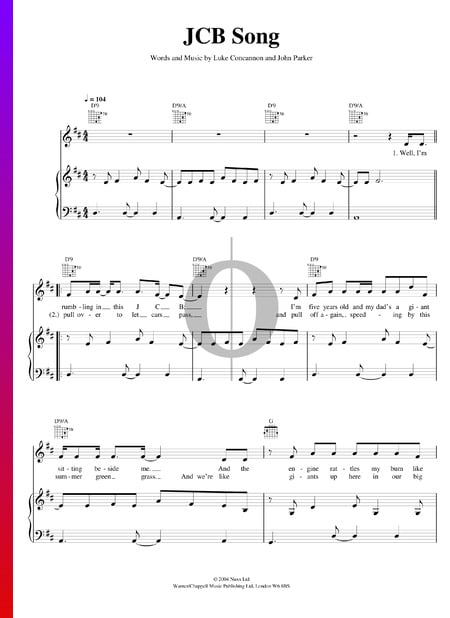 JCB Musik-Noten