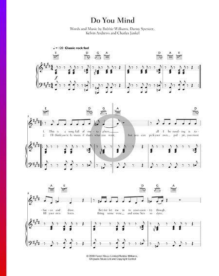 Do You Mind Sheet Music