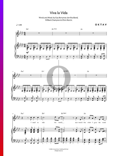 Eminem Mockingbird Sheet Music in E Minor (transposable