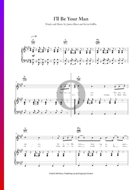 I'll Be Your Man Musik-Noten
