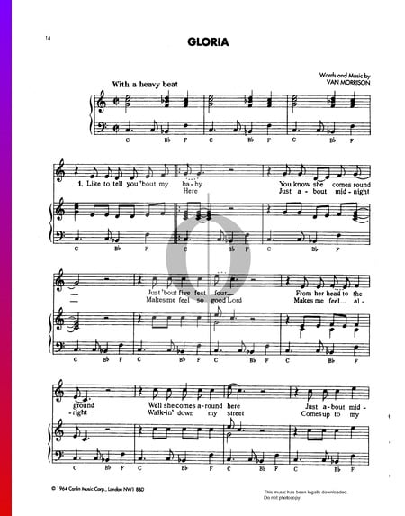 Gloria Sheet Music