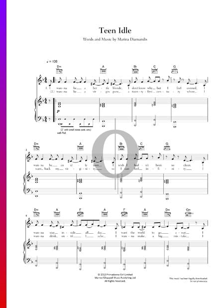 Teen Idle Sheet Music