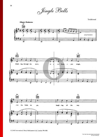 Jingle Bells Musik-Noten