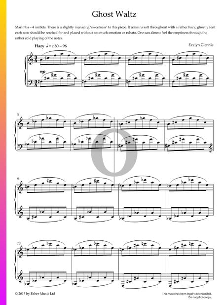 Ghost Waltz Musik-Noten