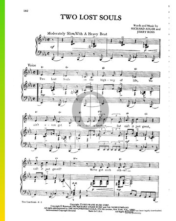 Two Lost Souls Sheet Music