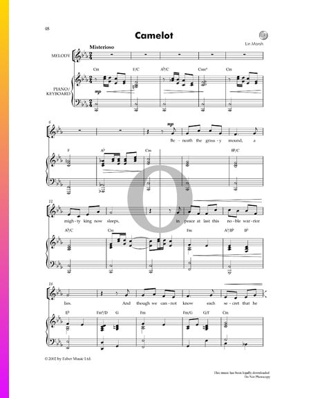 Camelot Partitura