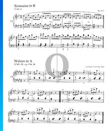 Waltz in A Major, D 365/28 - Op. 9 No. 28