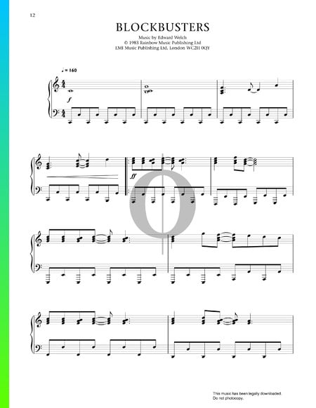 Blockbusters Musik-Noten