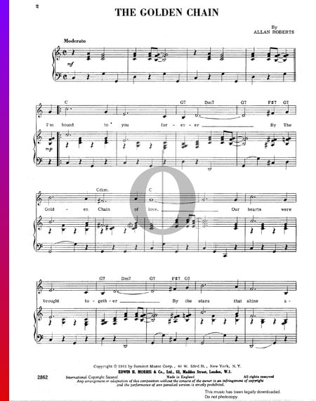 The Golden Chain Sheet Music