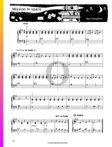 Mission in space Partitura