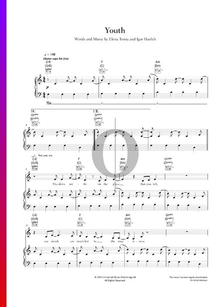 Youth Musik-Noten