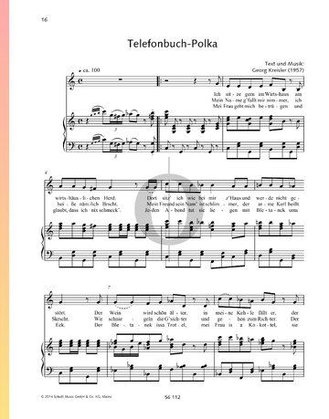 Telefonbuch-Polka Sheet Music