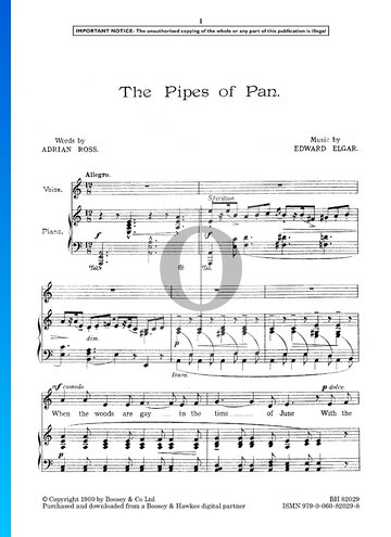 The Pipes Of Pan Musik-Noten