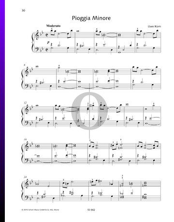 Pioggia Minore Sheet Music