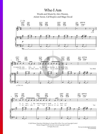 Who I Am Sheet Music