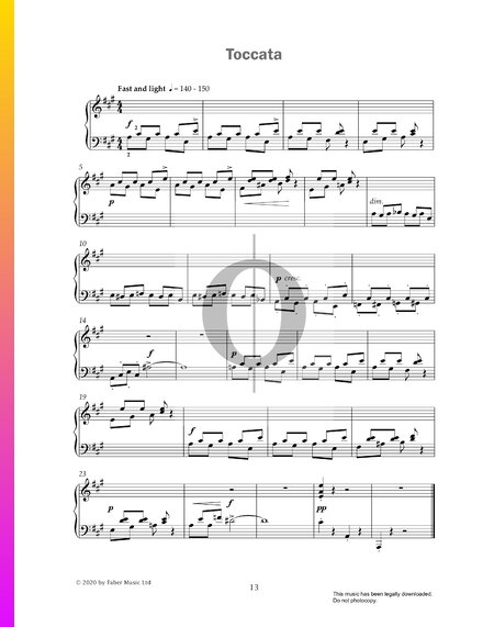 Toccata Sheet Music