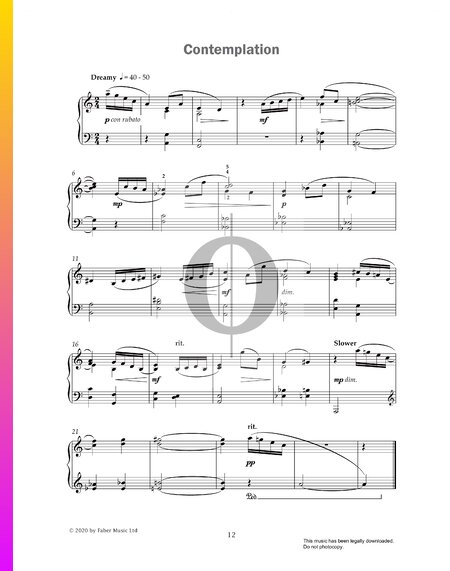 Contemplation Sheet Music