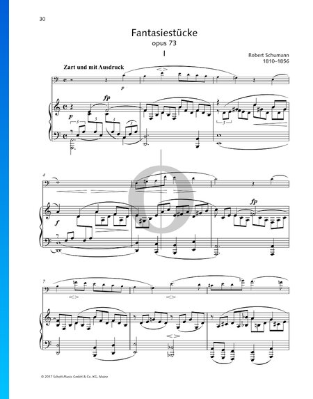 Fantasiestücke, Op. 73