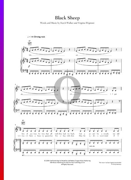 Black Sheep Sheet Music