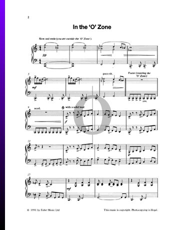 In The 'O' Zone Sheet Music