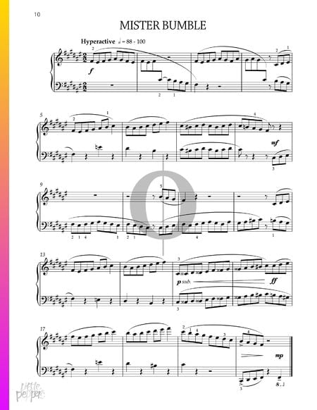 Mister Bumble Sheet Music
