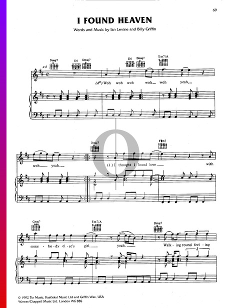 I Found Heaven Musik-Noten