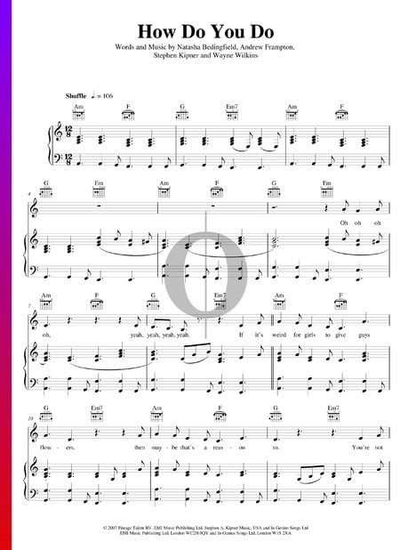 How Do You Do Musik-Noten