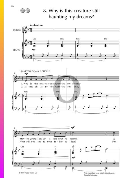 Why Is This Creature Still Haunting My Dreams Sheet Music