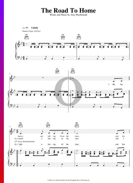 The Road To Home Partitura
