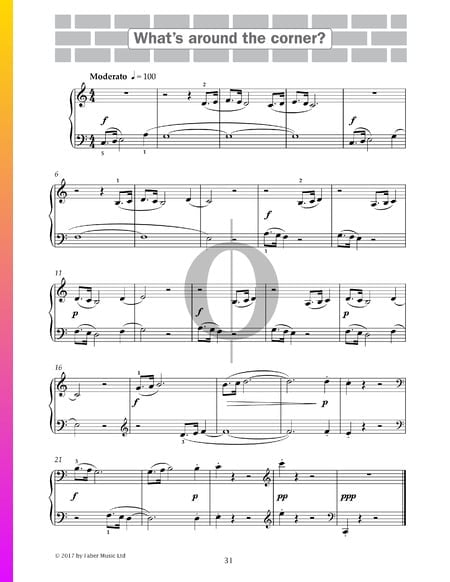 What's around the corner? Musik-Noten