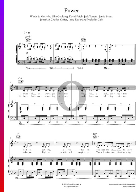 Power Sheet Music