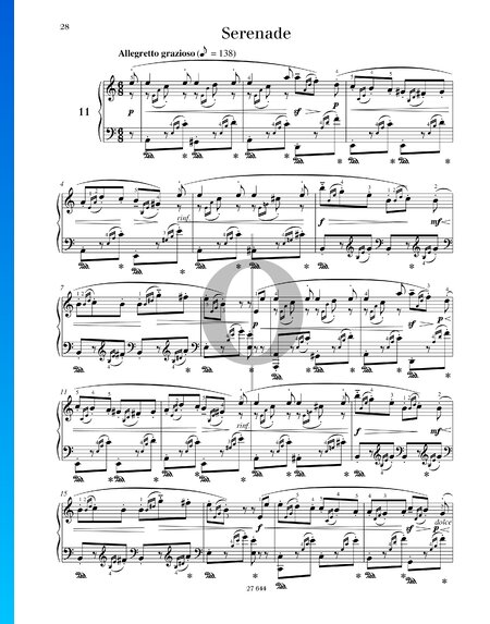 Serenade, Op. 109 No. 11