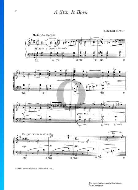 A Star Is Born Sheet Music