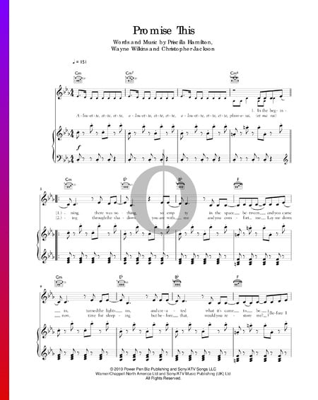 Promise This Musik-Noten