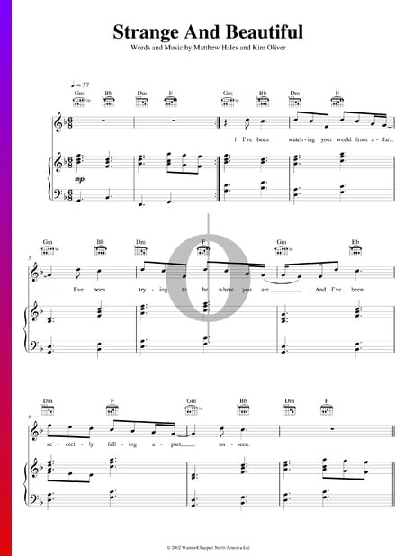 Strange And Beautiful Musik-Noten