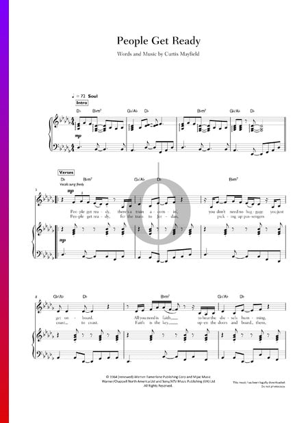 People Get Ready Sheet Music