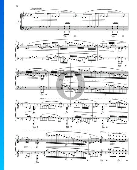 Preludio en fa menor, Op. 28 n.º 18