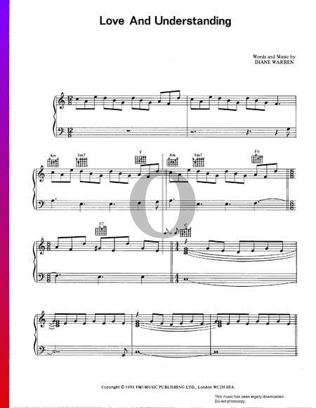 Love And Understanding Musik-Noten
