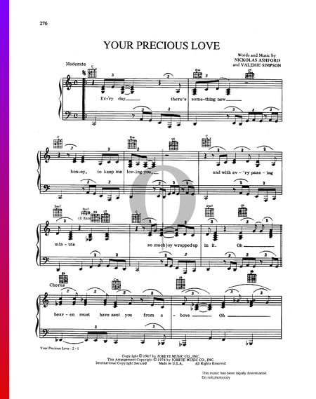 Your Precious Love Sheet Music
