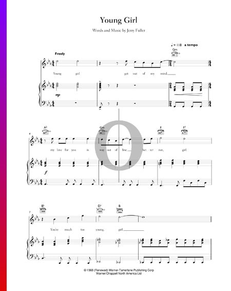 Young Girl Musik-Noten