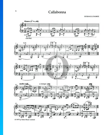 Callabonna Musik-Noten