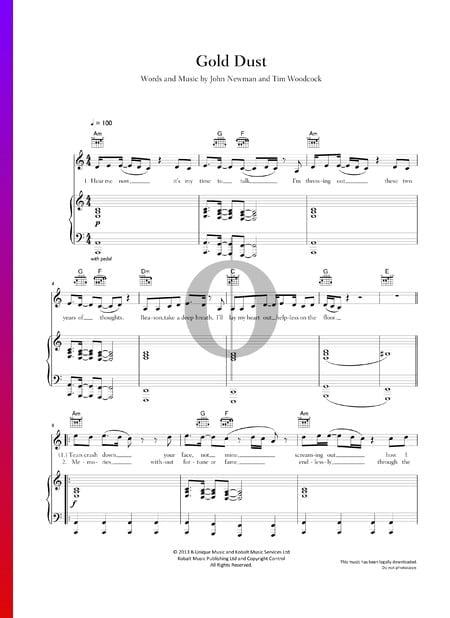 Gold Dust Sheet Music