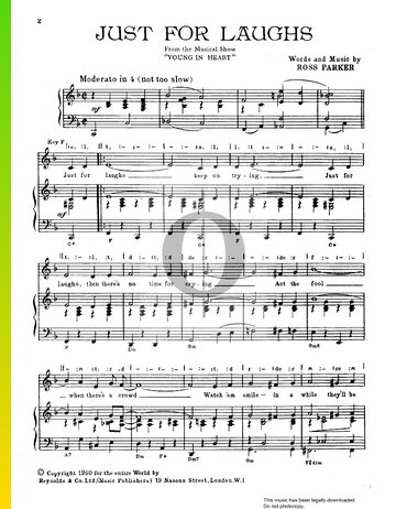 Just For Laughs Sheet Music