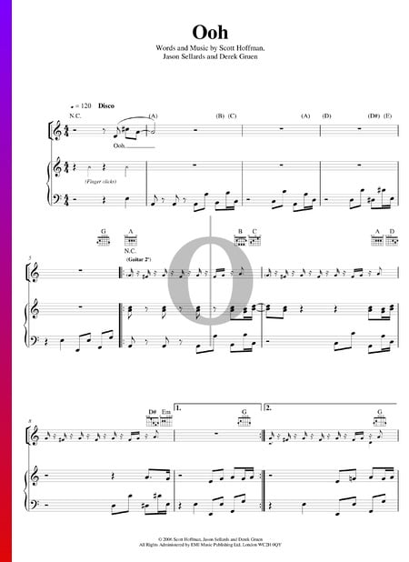Ooh Sheet Music