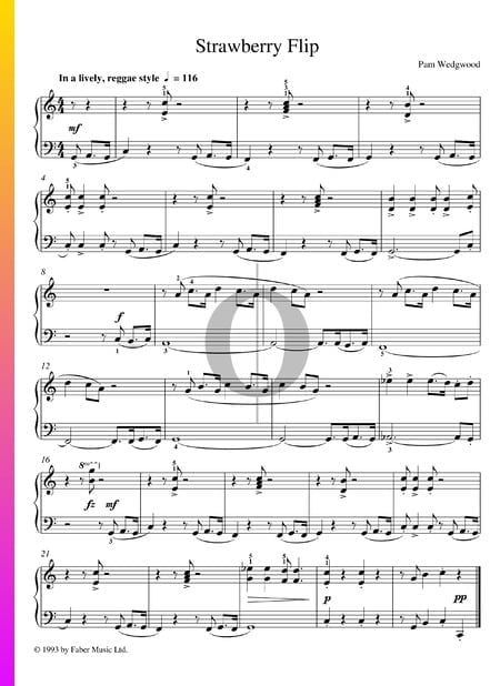 Strawberry Flip Partitura