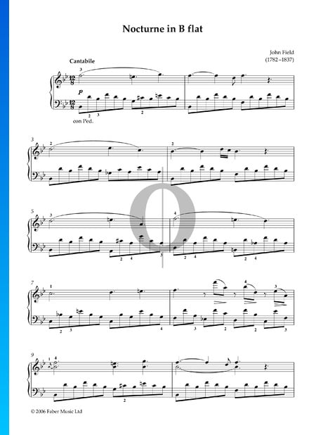 Nocturne In B-flat Major, H.37 Sheet Music