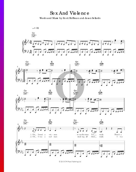Sex And Violence Sheet Music