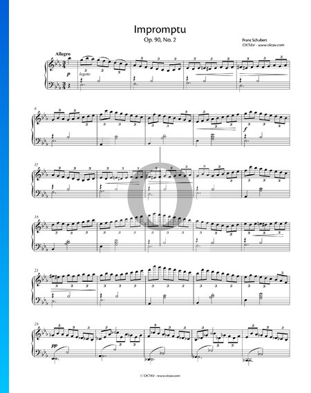 Impromptu n° 2 en Mi bémol majeur, op. 90, D 899