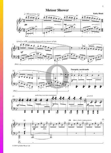 Meteor Shower Sheet Music